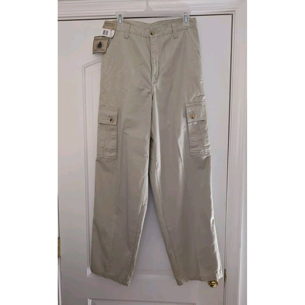 NOS Northwest Territory Pants Chinos Khakis Tan Size 30x32 New W/Stains Plz Read